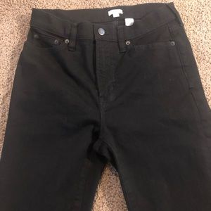 J Crew size 27 black jeans 👖